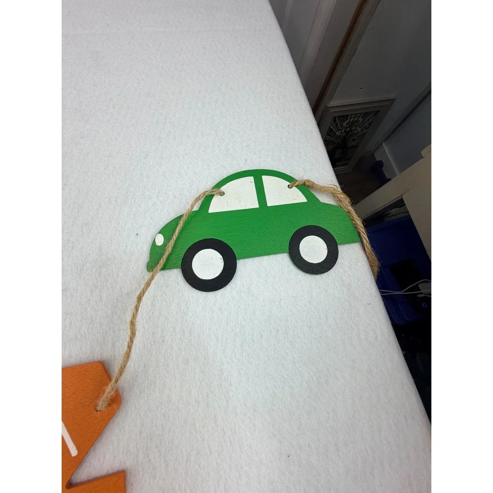 Hobby Lobby Wooden Cars Trucks Garland Kids Room Nursery Decor Vehicle Banner